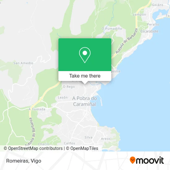 Romeiras map