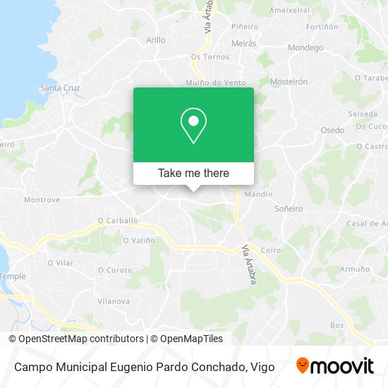 Campo Municipal Eugenio Pardo Conchado map