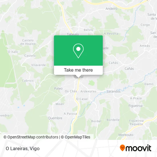 O Lareiras map