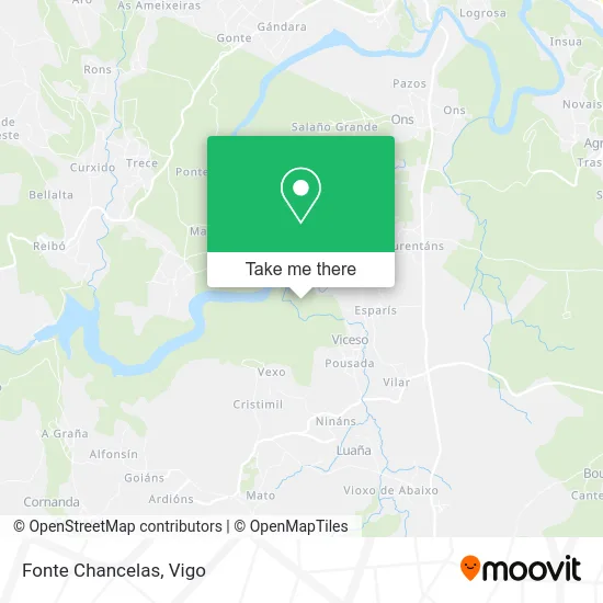 Fonte Chancelas map