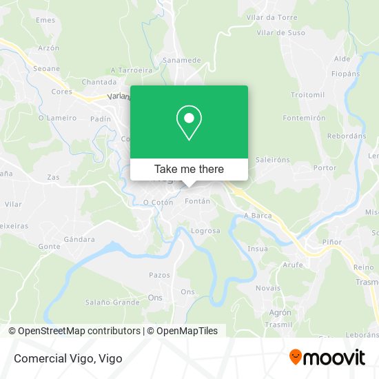 Comercial Vigo map