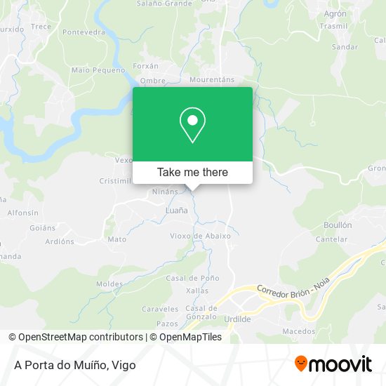 A Porta do Muíño map