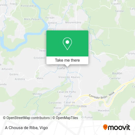 A Chousa de Riba map