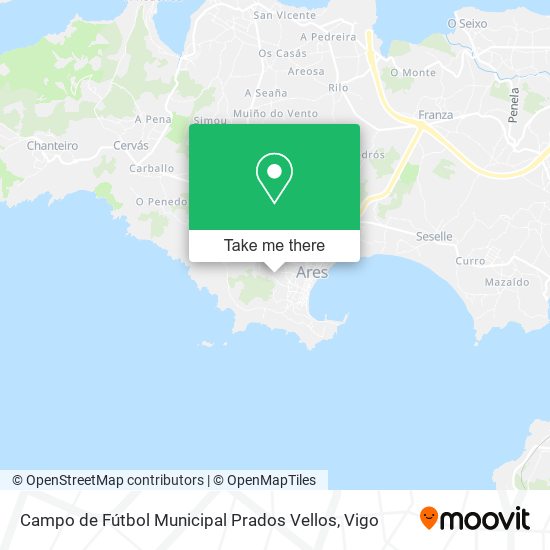 Campo de Fútbol Municipal Prados Vellos map