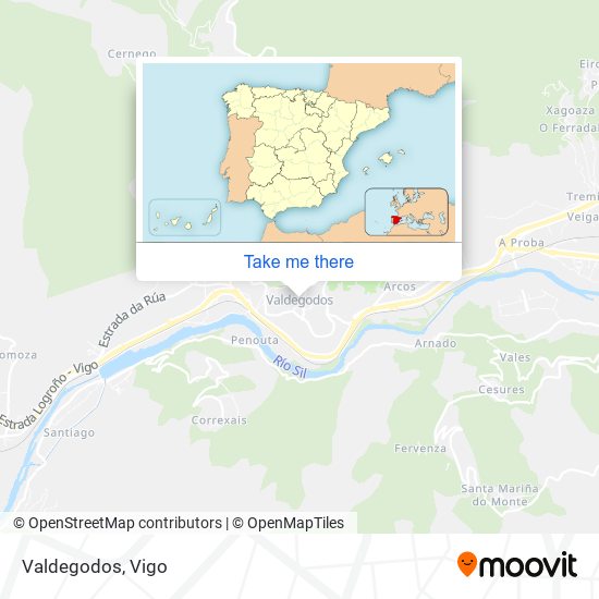 Valdegodos map