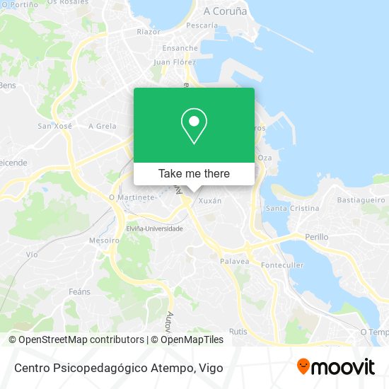 Centro Psicopedagógico Atempo map