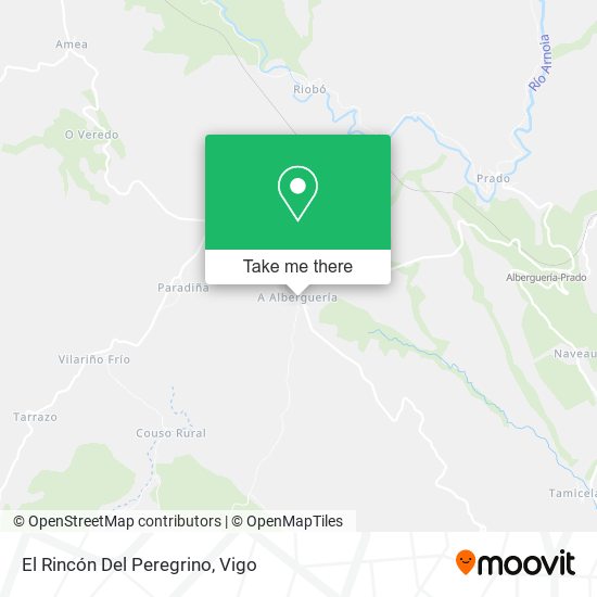 El Rincón Del Peregrino map
