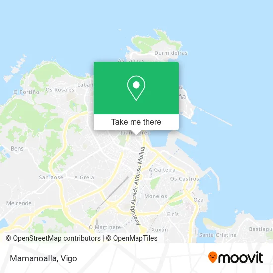 Mamanoalla map