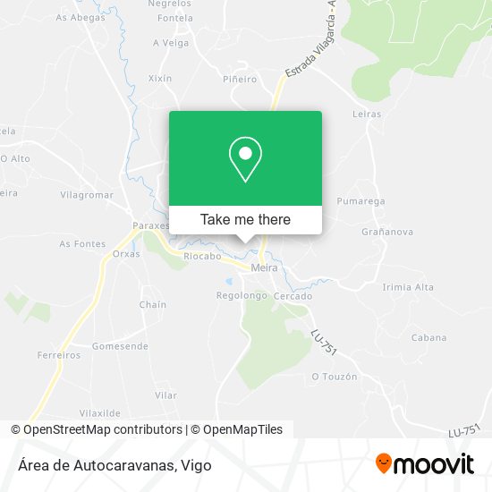 Área de Autocaravanas map