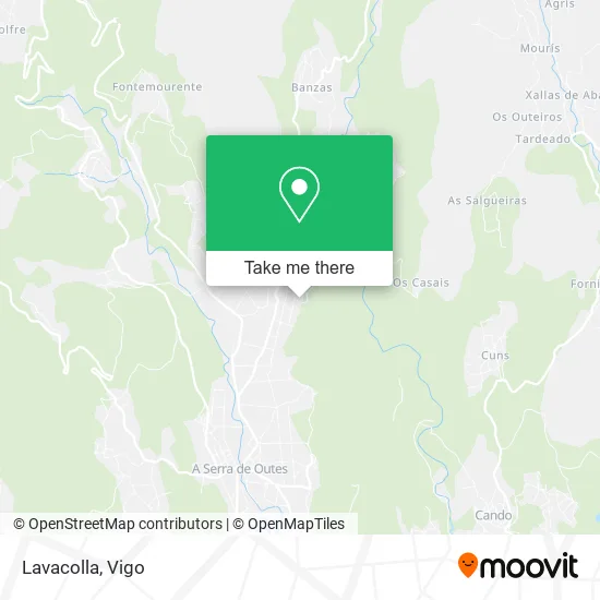 Lavacolla map