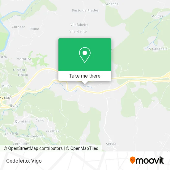 Cedofeito map
