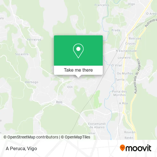 mapa A Peruca
