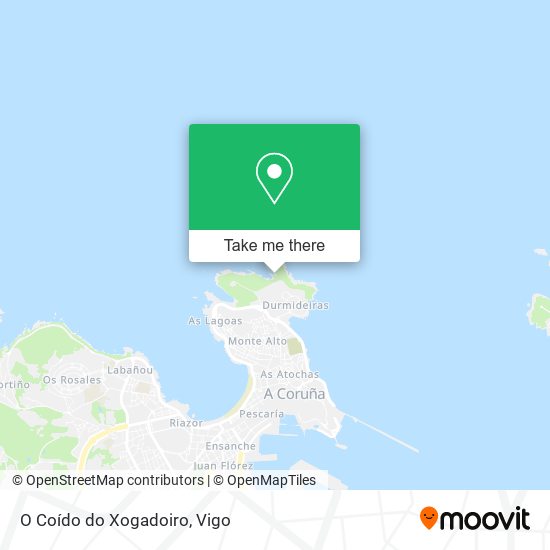 O Coído do Xogadoiro map