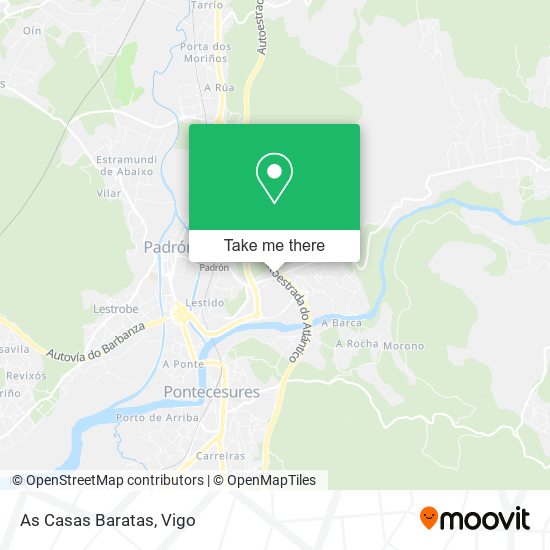 As Casas Baratas map