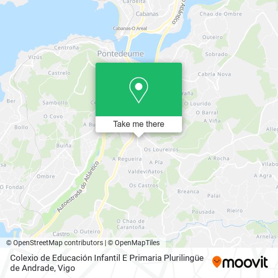Colexio de Educación Infantil E Primaria Plurilingüe de Andrade map