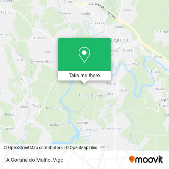 A Cortiña do Muíño map
