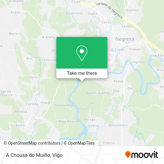 A Chousa do Muíño map