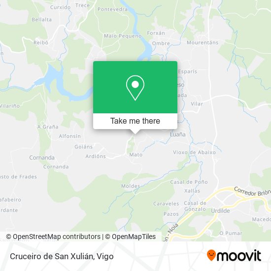 Cruceiro de San Xulián map
