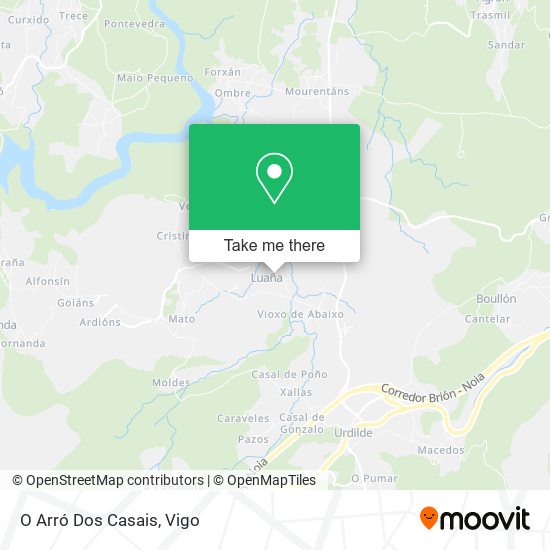 O Arró Dos Casais map