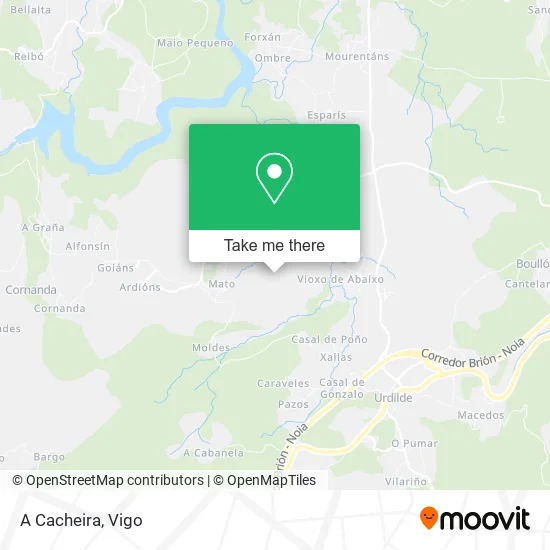 A Cacheira map