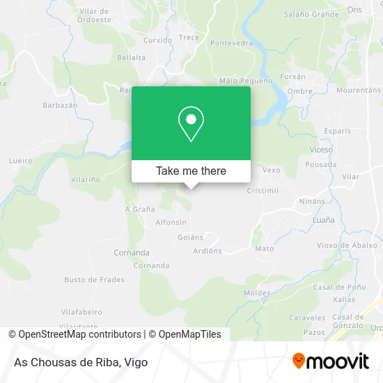 As Chousas de Riba map
