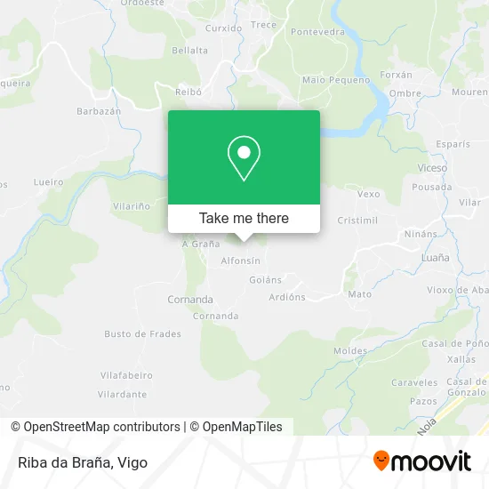 Riba da Braña map