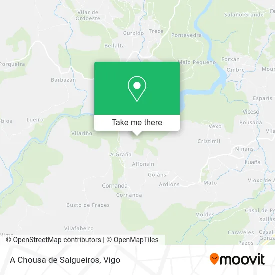 A Chousa de Salgueiros map