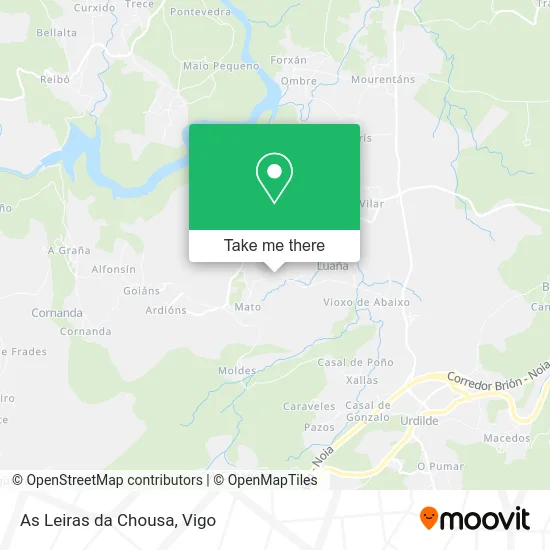 As Leiras da Chousa map