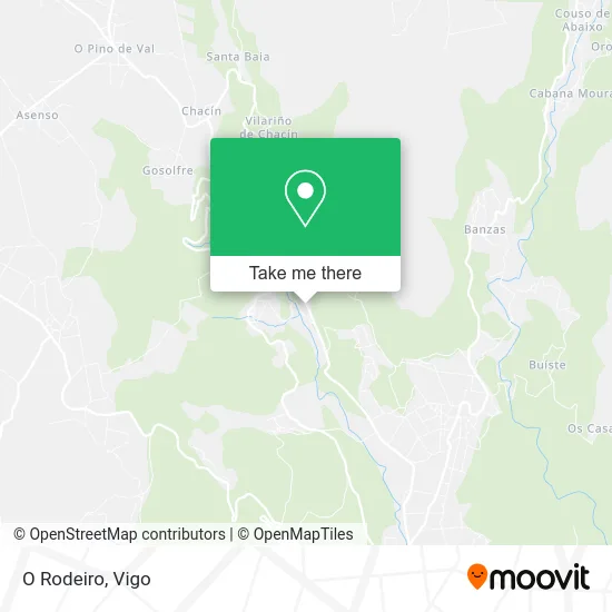 O Rodeiro map