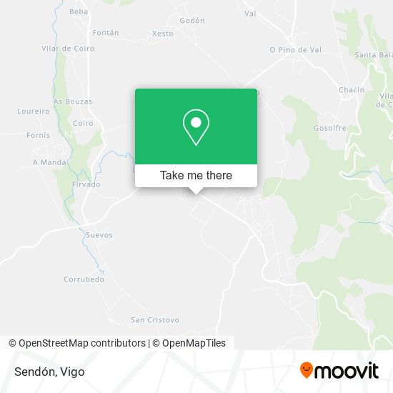 Sendón map