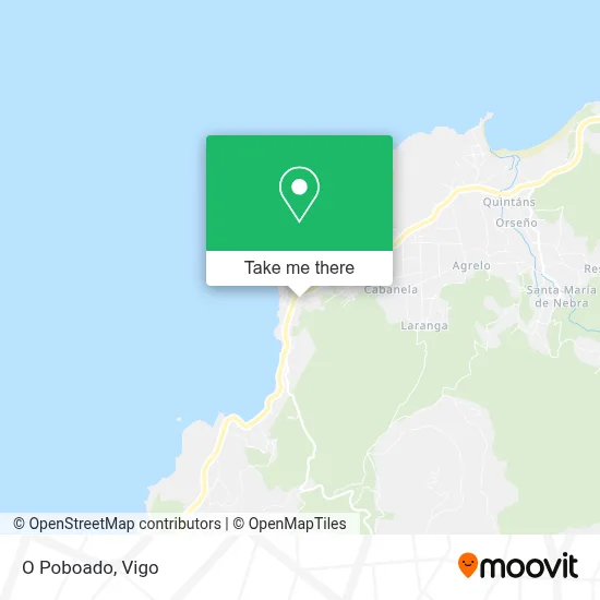 O Poboado map