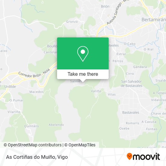 As Cortiñas do Muíño map