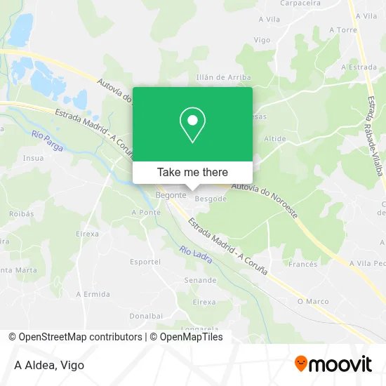 A Aldea map