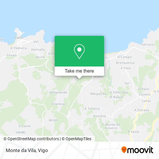 Monte da Vila map