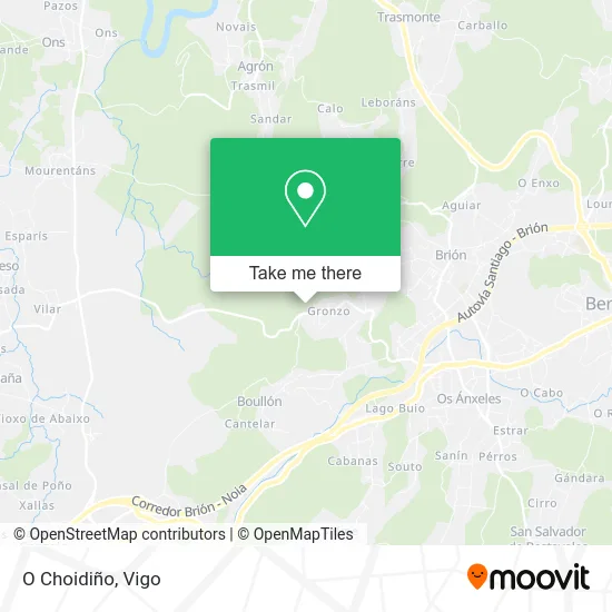 O Choidiño map