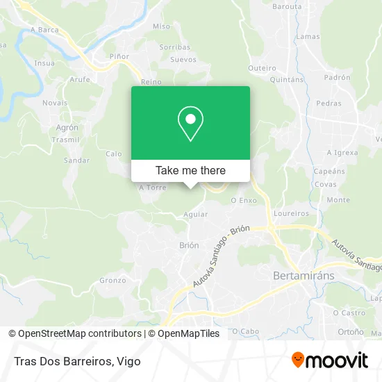 mapa Tras Dos Barreiros