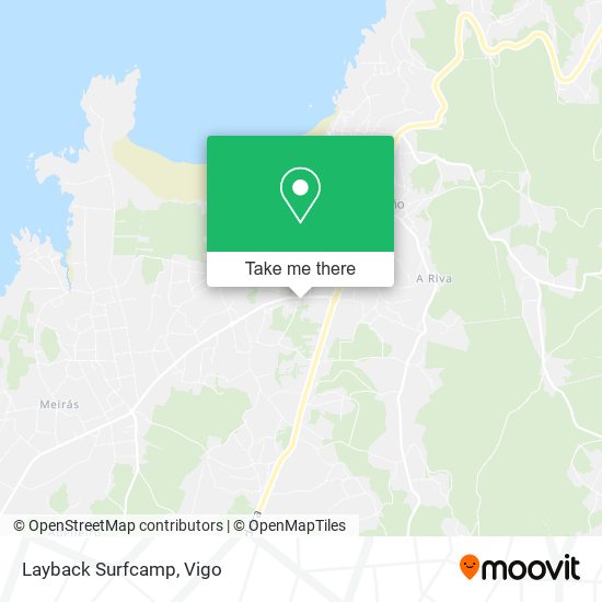 mapa Layback Surfcamp