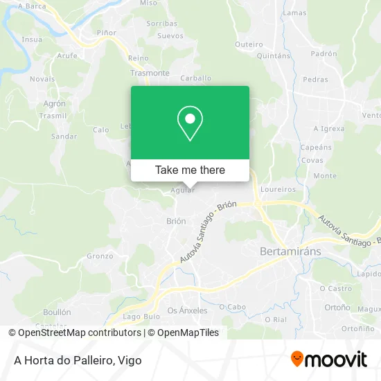 A Horta do Palleiro map