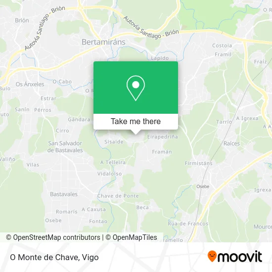 O Monte de Chave map