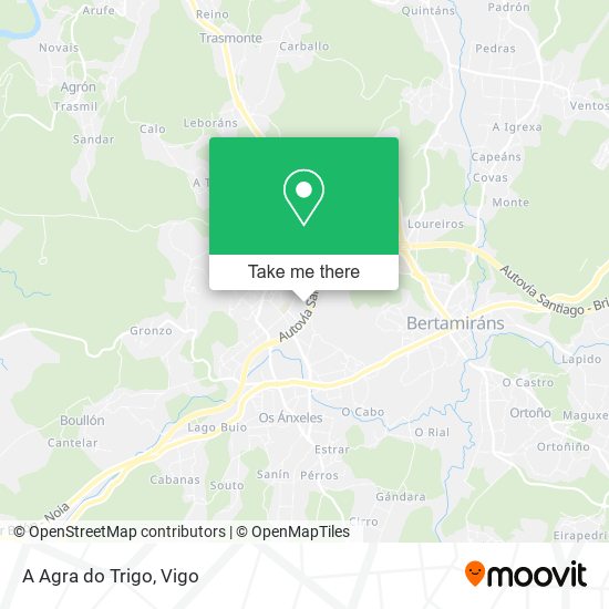 A Agra do Trigo map