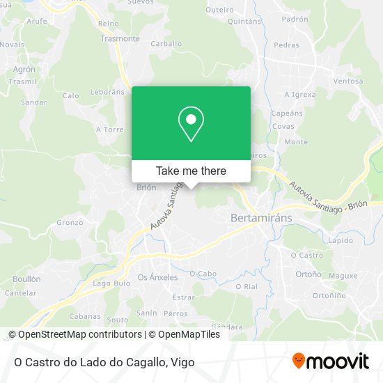 O Castro do Lado do Cagallo map