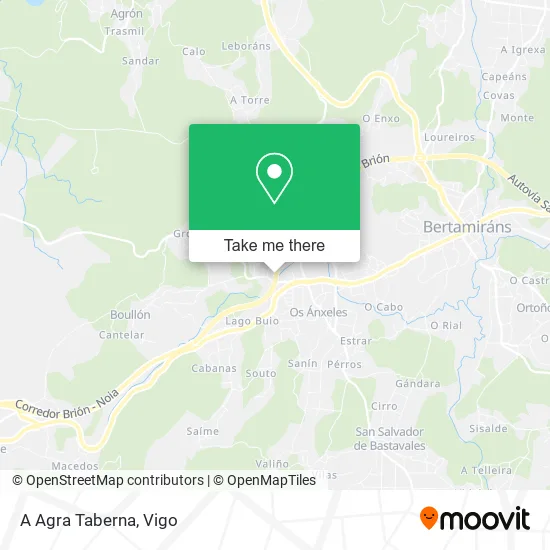 mapa A Agra Taberna