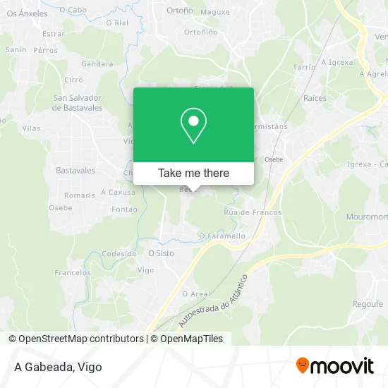 mapa A Gabeada