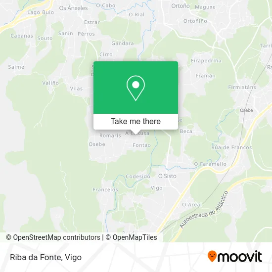 Riba da Fonte map