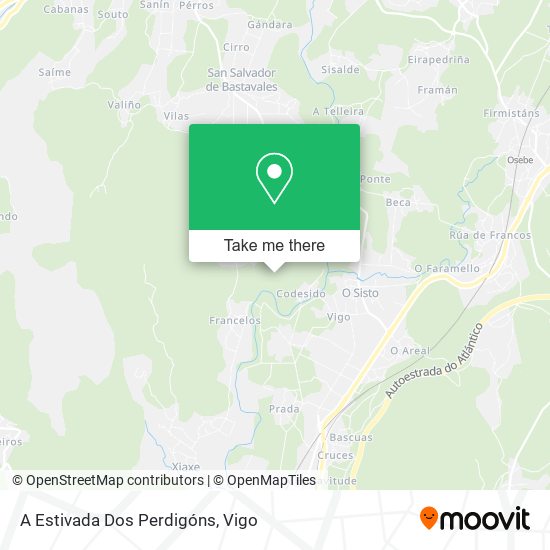 A Estivada Dos Perdigóns map