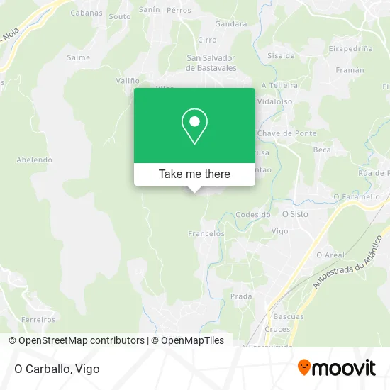 O Carballo map