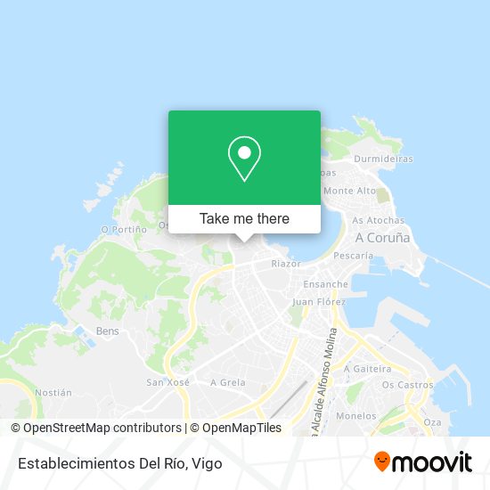 Establecimientos Del Río map
