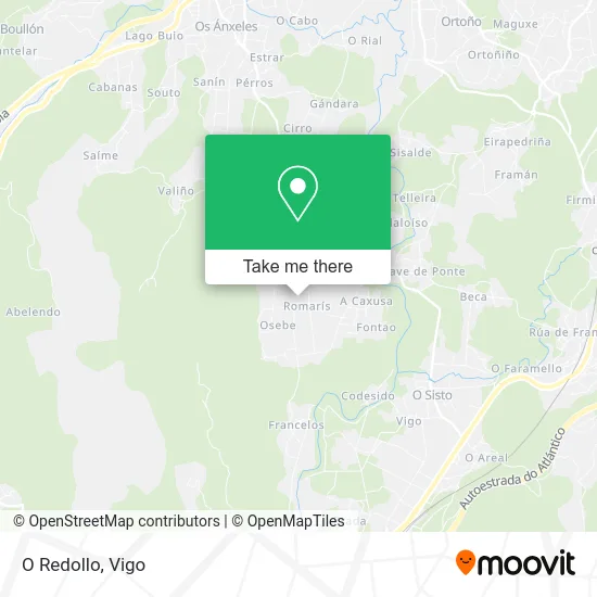 O Redollo map