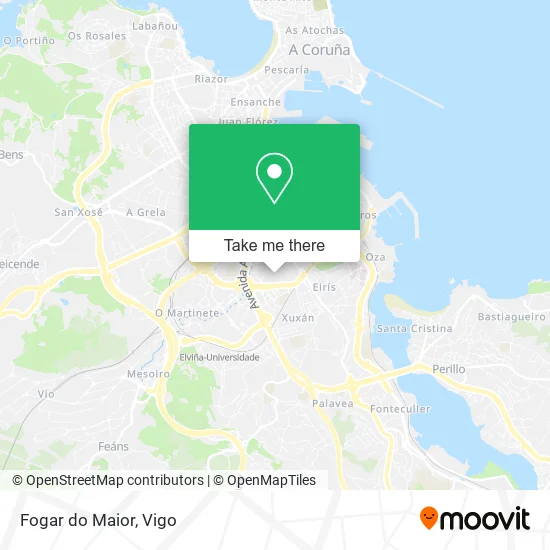 Fogar do Maior map