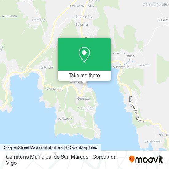 Cemiterio Municipal de San Marcos - Corcubión map